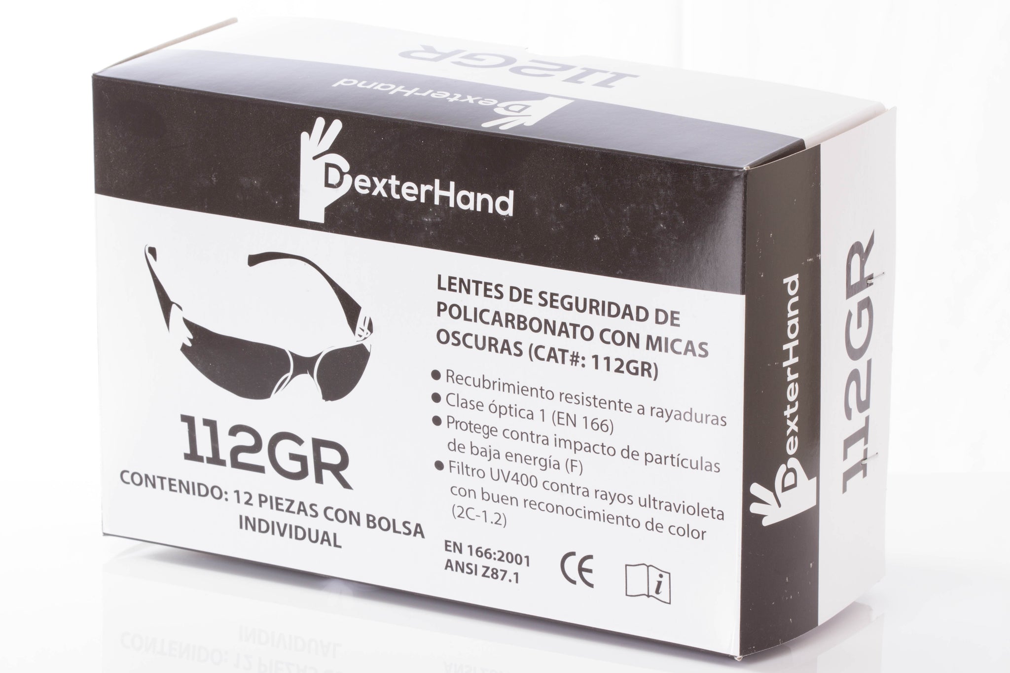 Dexterhand 112GR Lentes de Policarbonato con Micas Oscuras (Pza)