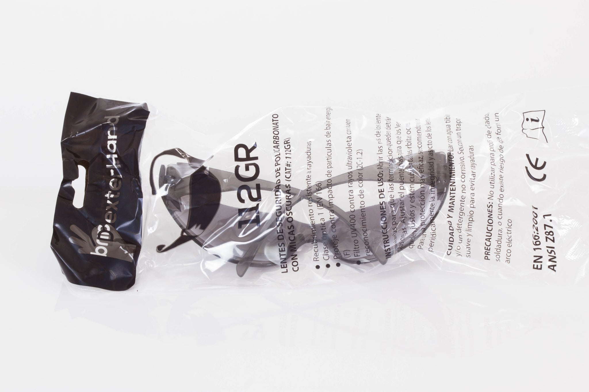 Dexterhand 112GR Lentes de Policarbonato con Micas Oscuras (Pza)