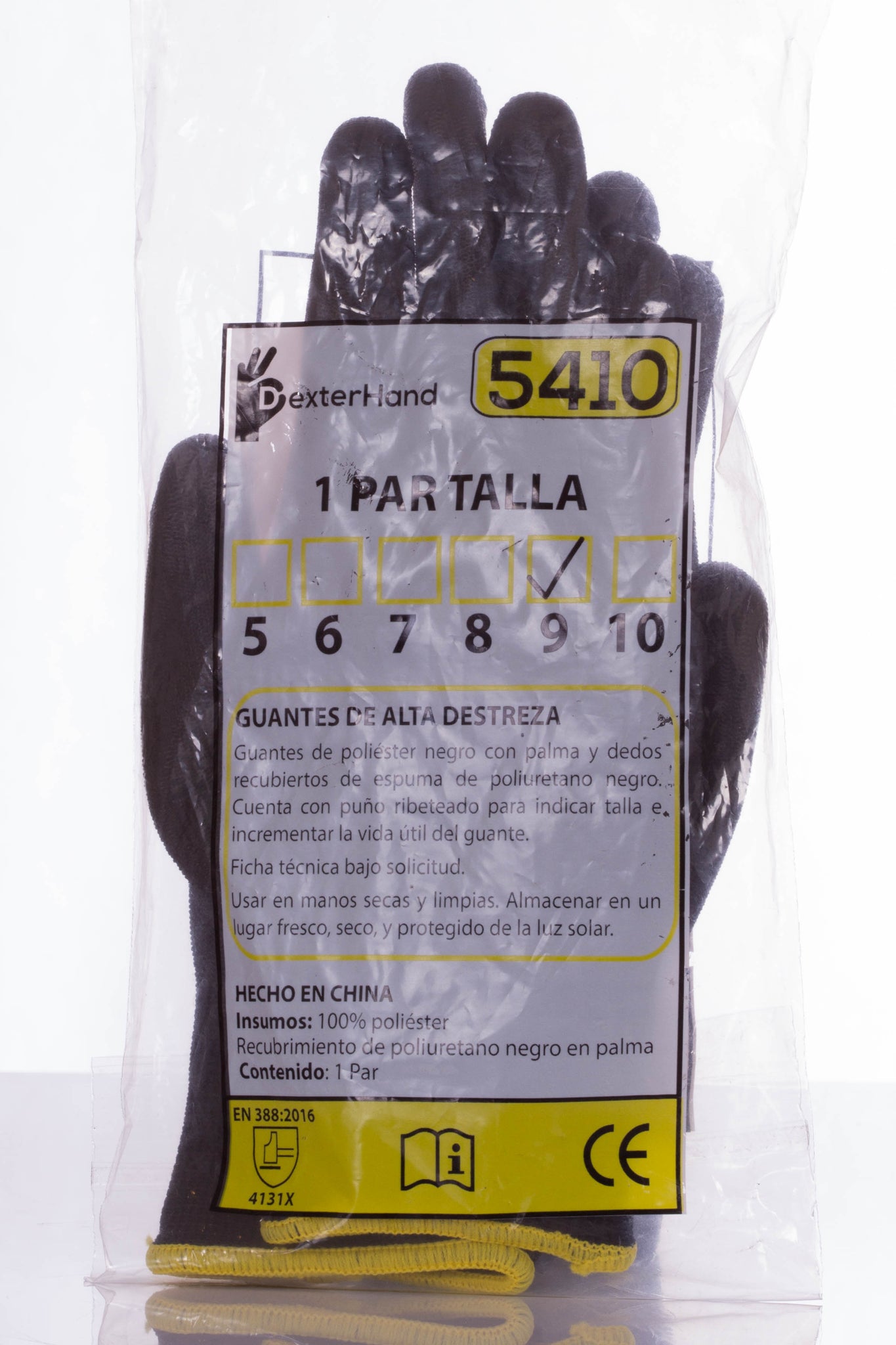 Dexterhand 5410 Guante Nylon con Recubrimiento PU (Par)